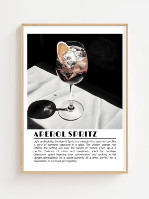 Aperol Spritz Editorial Plakat - 21 x 29.7 cm (A4) - Nellastore