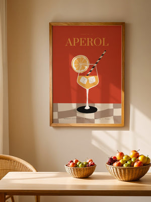 Aperol Spritz No. 22 Plakat - 21 x 29.7 cm - Nellastore