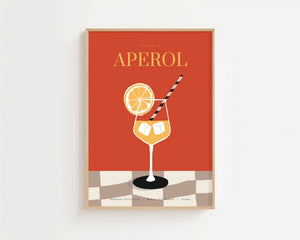 Aperol Spritz No. 22 Plakat - 21 x 29.7 cm - Nellastore