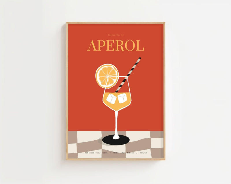 Aperol Spritz No. 22 Plakat - 21 x 29.7 cm - Nellastore