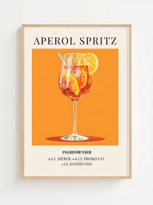 Aperol Spritz Plakat - 21 x 29.7 cm (A4) - Nellastore