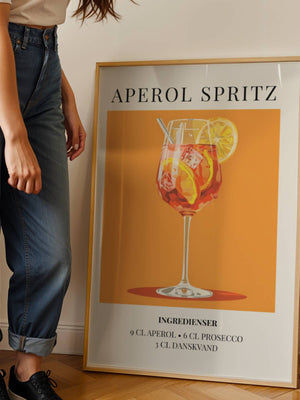 Aperol Spritz Plakat - 21 x 29.7 cm (A4) - Nellastore
