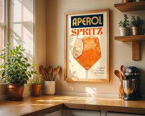 Aperol Spritz Vintage Plakat - 21 x 29.7 cm (A4) - Nellastore