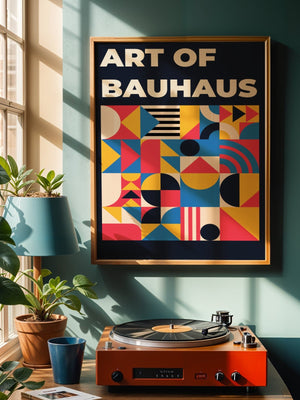 Art of Bauhaus Grid Plakat - 21 x 29.7 cm - Nellastore