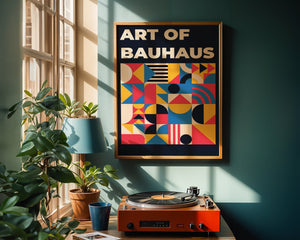 Art of Bauhaus Grid Plakat - 21 x 29.7 cm - Nellastore