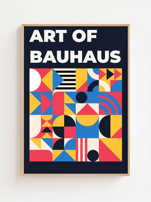 Art of Bauhaus Grid Plakat - 21 x 29.7 cm - Nellastore
