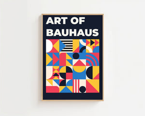 Art of Bauhaus Grid Plakat - 21 x 29.7 cm - Nellastore