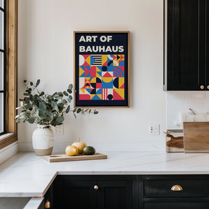 Art of Bauhaus Grid Plakat - 21 x 29.7 cm - Nellastore
