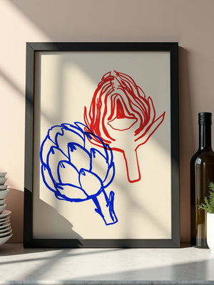 Artichoke Duo Plakat - 21 x 29.7 cm - Nellastore