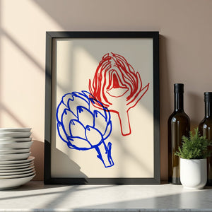 Artichoke Duo Plakat - 21 x 29.7 cm - Nellastore
