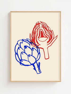 Artichoke Duo Plakat - 21 x 29.7 cm - Nellastore