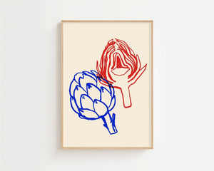 Artichoke Duo Plakat - 21 x 29.7 cm - Nellastore