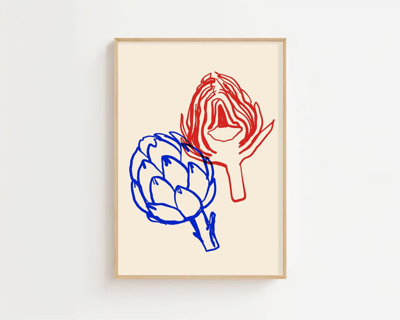 Artichoke Duo Plakat - 21 x 29.7 cm - Nellastore
