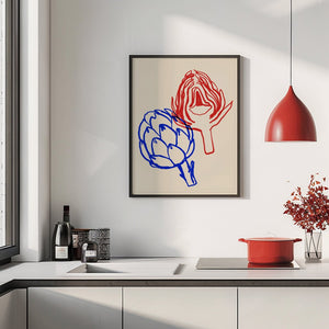 Artichoke Duo Plakat - 21 x 29.7 cm - Nellastore