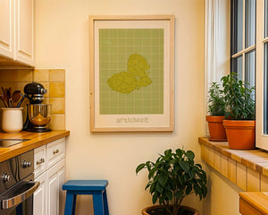 Artichoke Grid Plakat - 21 x 29.7 cm - Nellastore