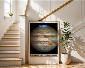 Auroras in Jupiter's Atmosphere Plakat - 21 x 29.7 cm (A4) - Nellastore
