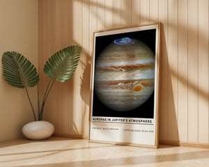 Auroras in Jupiter's Atmosphere Plakat - 21 x 29.7 cm (A4) - Nellastore