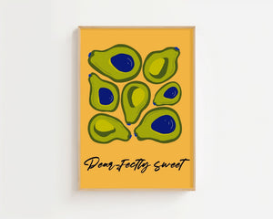Avocado Harvest Plakat - 21 x 29.7 cm - Nellastore
