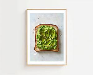 Avocado Toast Plakat - 21 x 29.7 cm (A4) - Nellastore