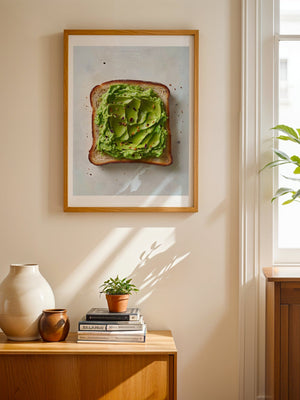 Avocado Toast Plakat - 21 x 29.7 cm (A4) - Nellastore