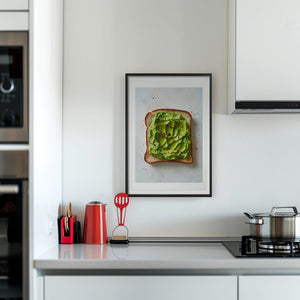 Avocado Toast Plakat - 21 x 29.7 cm (A4) - Nellastore