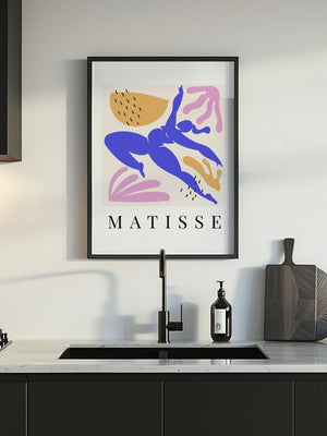 Azure Dancer Matisse Plakat - 21 x 29.7 cm - Nellastore