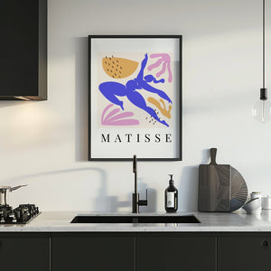 Azure Dancer Matisse Plakat - 21 x 29.7 cm - Nellastore