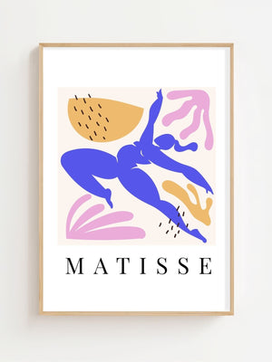 Azure Dancer Matisse Plakat - 21 x 29.7 cm - Nellastore