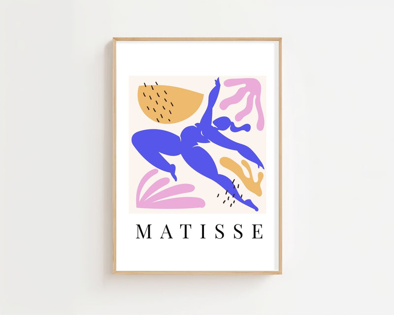 Azure Dancer Matisse Plakat - 21 x 29.7 cm - Nellastore