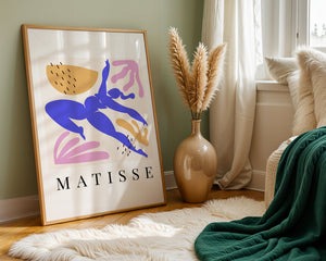 Azure Dancer Matisse Plakat - 21 x 29.7 cm - Nellastore