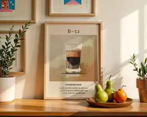 B - 52 Plakat - 21 x 29.7 cm (A4) - Nellastore