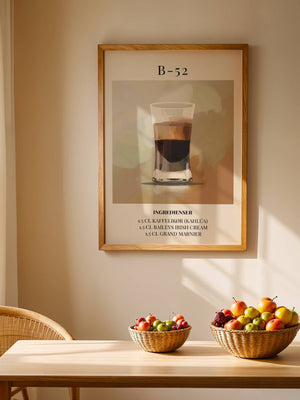 B - 52 Plakat - 21 x 29.7 cm (A4) - Nellastore