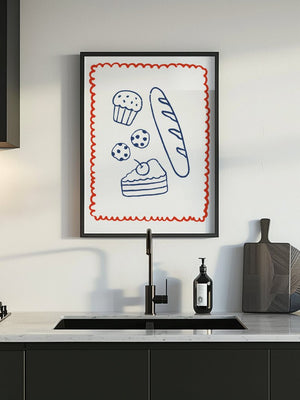 Bakery Collection Plakat - 21 x 29.7 cm - Nellastore