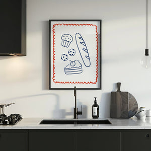 Bakery Collection Plakat - 21 x 29.7 cm - Nellastore