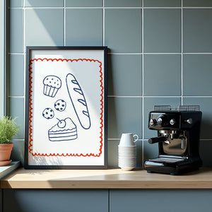 Bakery Collection Plakat - 21 x 29.7 cm - Nellastore