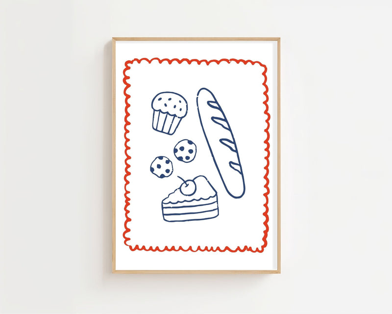 Bakery Collection Plakat - 21 x 29.7 cm - Nellastore