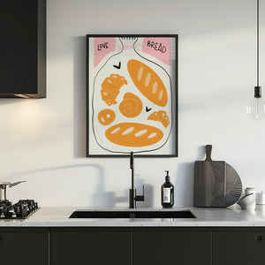 Bakery Love Jar Plakat - 21 x 29.7 cm - Nellastore