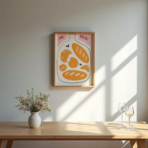 Bakery Love Jar Plakat - 21 x 29.7 cm - Nellastore