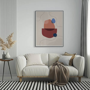 Balanced Forms Terracotta Plakat - 21 x 29.7 cm - Nellastore