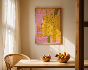 Banana Bunch Market Plakat - 21 x 29.7 cm - Nellastore