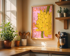 Banana Bunch Market Plakat - 21 x 29.7 cm - Nellastore