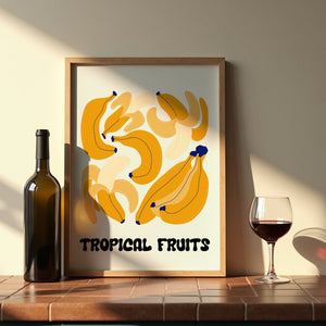 Banana Grove Kitchen Plakat - 21 x 29.7 cm - Nellastore