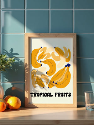 Banana Grove Kitchen Plakat - 21 x 29.7 cm - Nellastore
