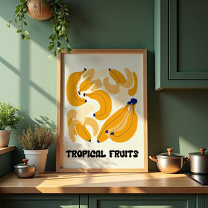 Banana Grove Kitchen Plakat - 21 x 29.7 cm - Nellastore