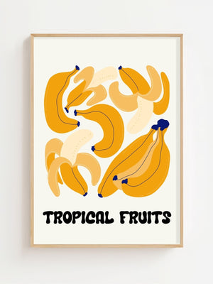 Banana Grove Kitchen Plakat - 21 x 29.7 cm - Nellastore