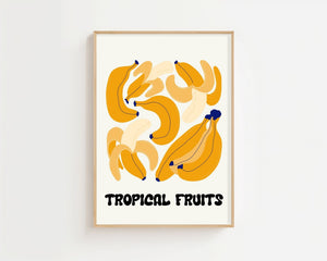 Banana Grove Kitchen Plakat - 21 x 29.7 cm - Nellastore