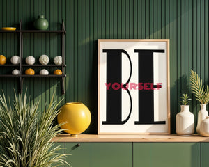 Be Yourself Plakat - 21 x 29.7 cm (A4) - Nellastore
