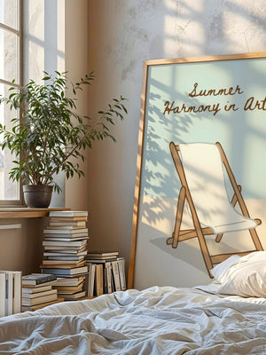 Beach Chair Harmony Plakat - 21 x 29.7 cm - Nellastore