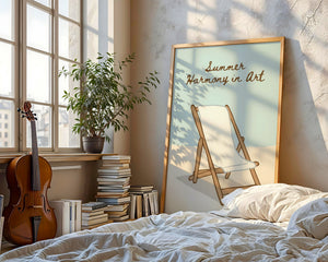 Beach Chair Harmony Plakat - 21 x 29.7 cm - Nellastore