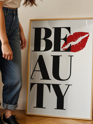 Beauty Plakat - 21 x 29.7 cm (A4) - Nellastore